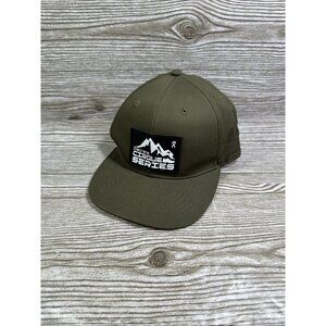 Discrete Cirque Series OC Patch Adjustable Snapback Hat CAP Olive Green